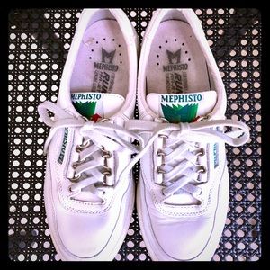 Mephisto running shoes.